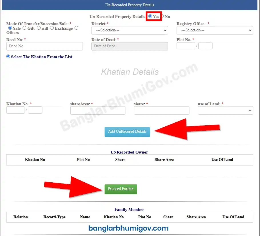 BanglarBhumi Land Khajna Un-Recorded Property 2025